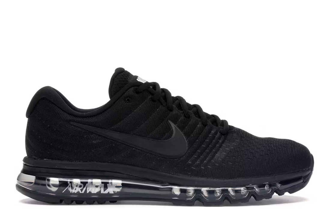 nike black air max 2017