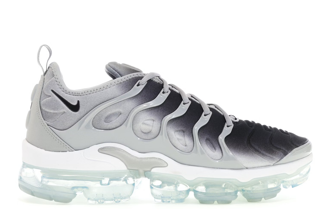 vapormax plus grey white
