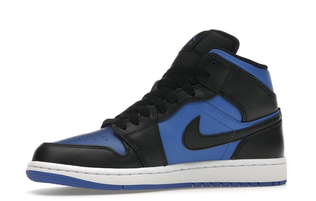 Nike Air Jordan 1 Mid "Black Royal Metallic"