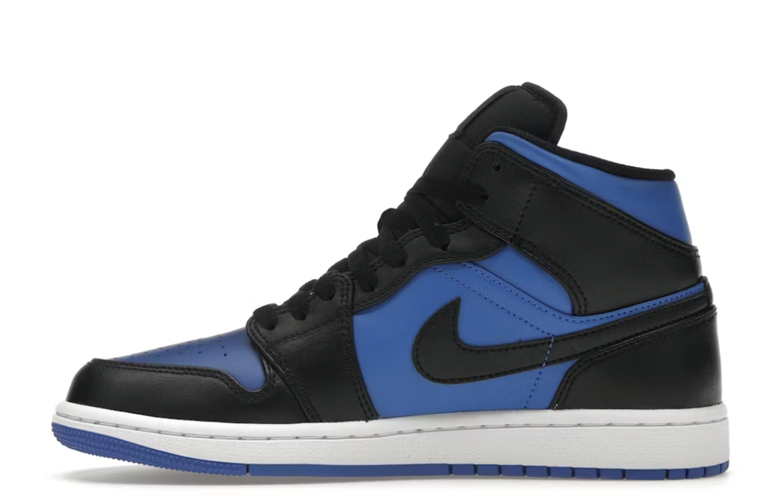 Nike Air Jordan 1 Mid "Black Royal Metallic"