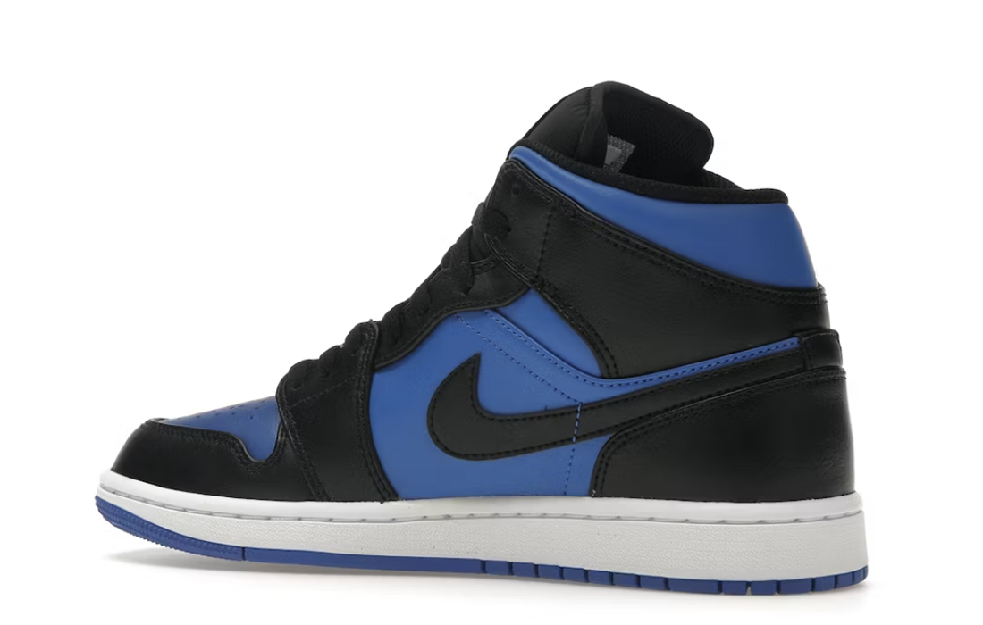 Nike Air Jordan 1 Mid "Black Royal Metallic"