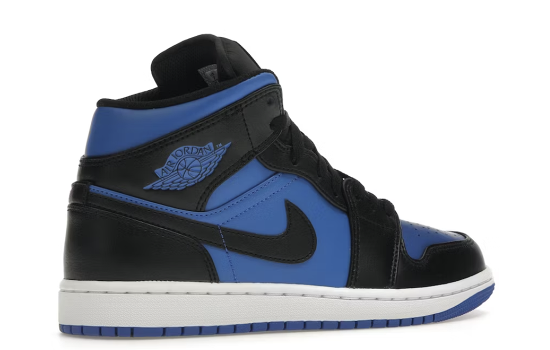 Nike Air Jordan 1 Mid "Black Royal Metallic"