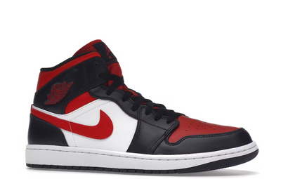 Nike Air Jordan 1 Mid "White Black Red 2022"