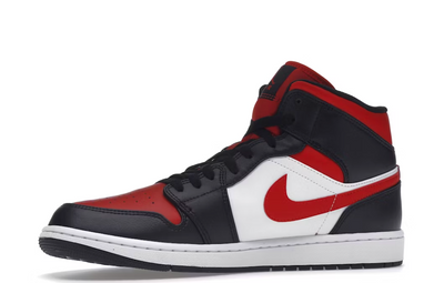 Nike Air Jordan 1 Mid "White Black Red 2022"