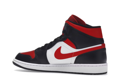 Nike Air Jordan 1 Mid "White Black Red 2022"