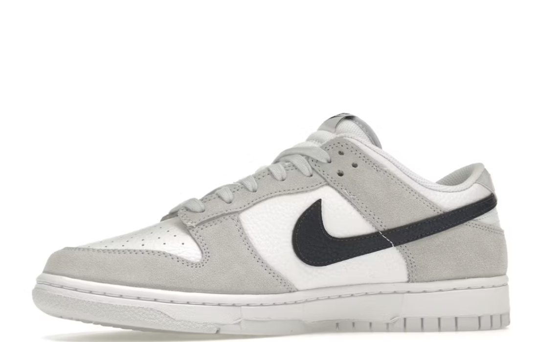 Nike Dunk Low "White Grey Navy Aqua Mini Swoosh"