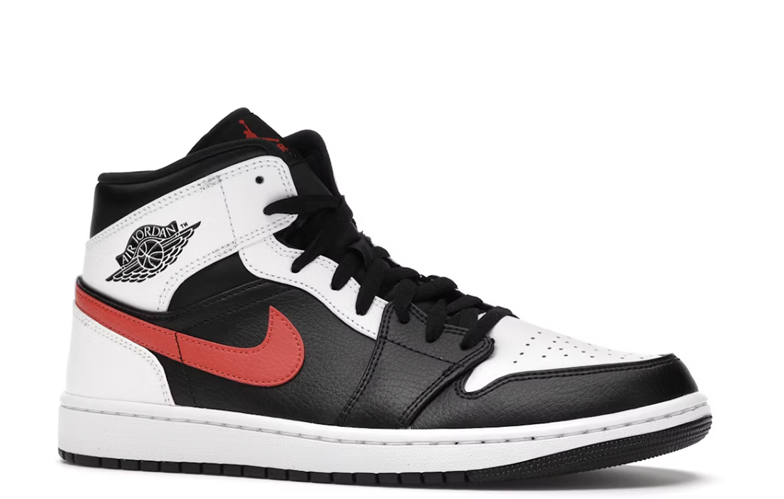 Nike Air Jordan 1 Mid "Black Chile Red"