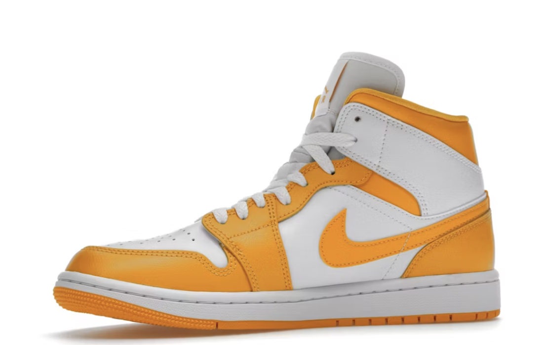 Nike Air Jordan 1 Mid "White University Gold"