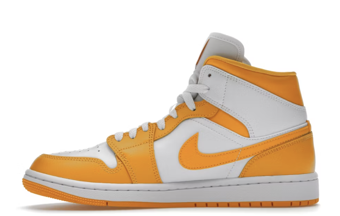 Nike Air Jordan 1 Mid "White University Gold"