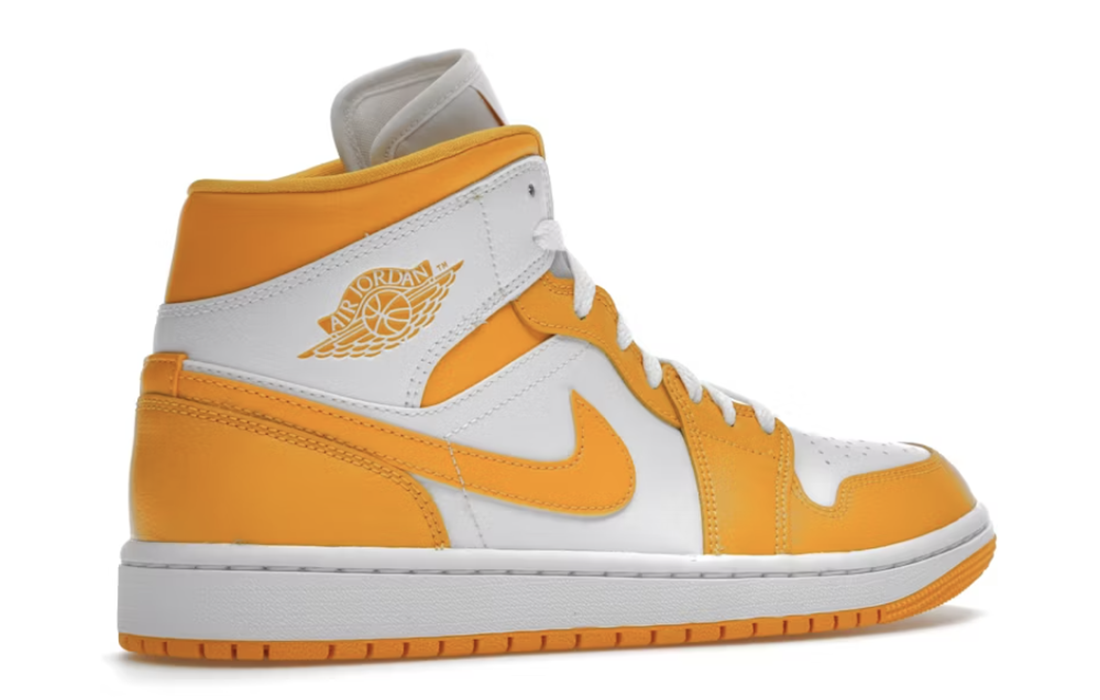 Nike Air Jordan 1 Mid "White University Gold"