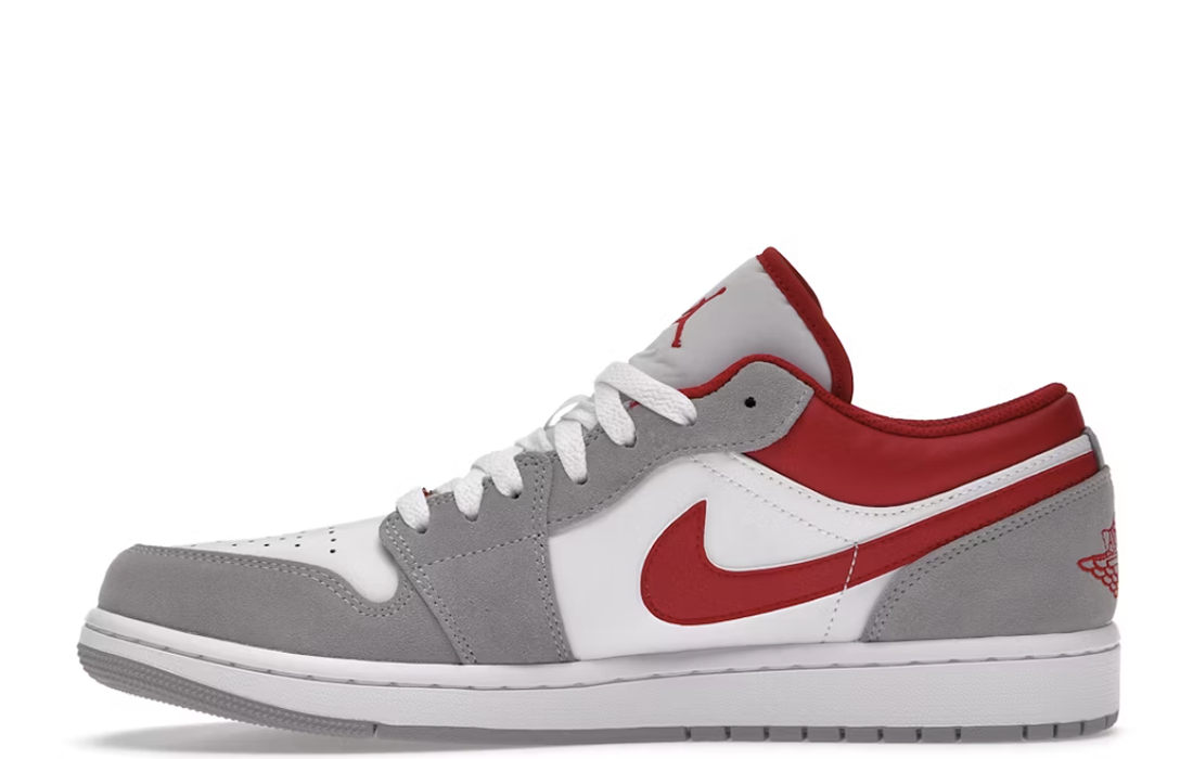 Nike Air Jordan 1 Low "Light Smoke Grey Gym Red"