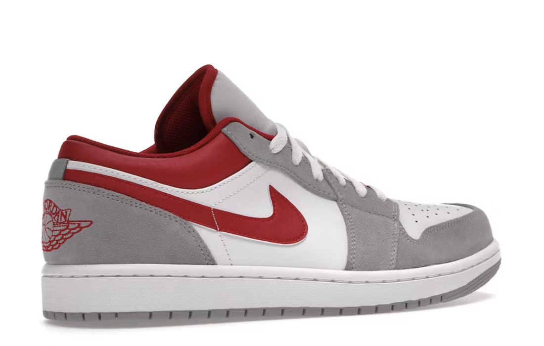 Nike Air Jordan 1 Low "Light Smoke Grey Gym Red"