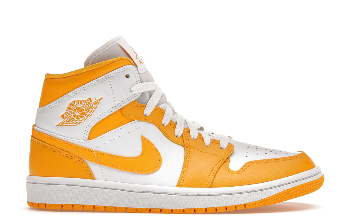 Nike Air Jordan 1 Mid "White University Gold"