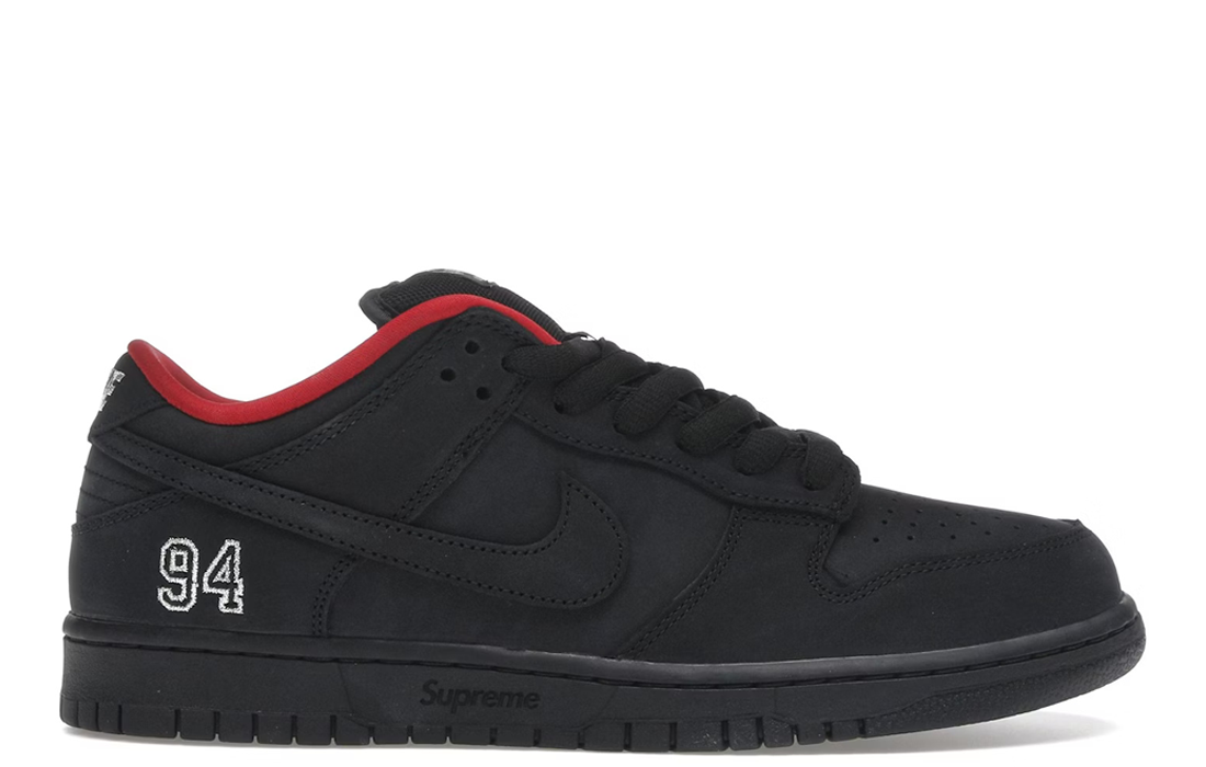 Nike SB Dunk Low x Supreme "94 Black"