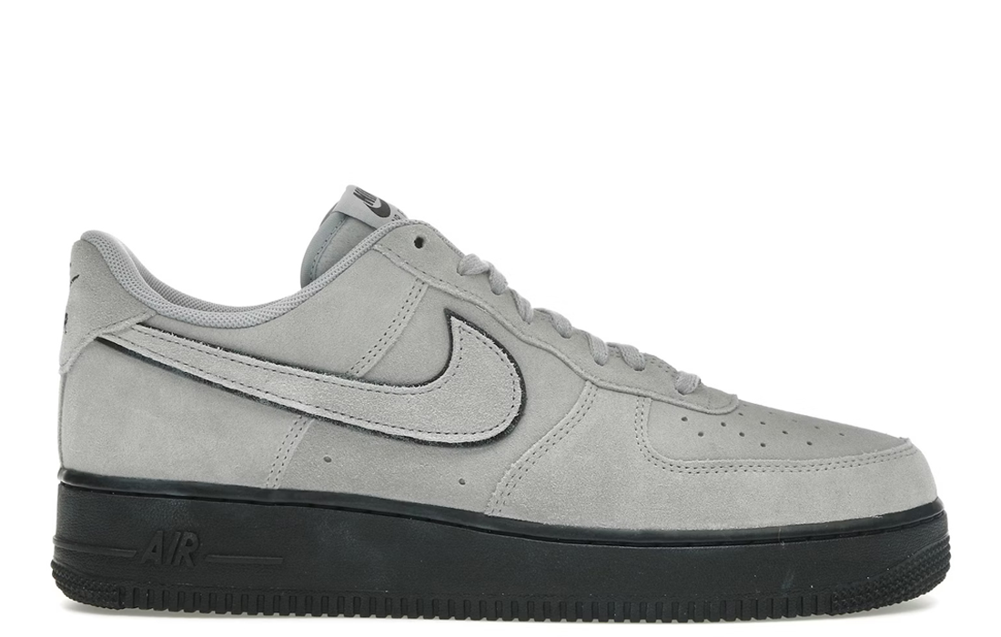 Nike Air Force 1 "Light Smoke Grey Suede Black"