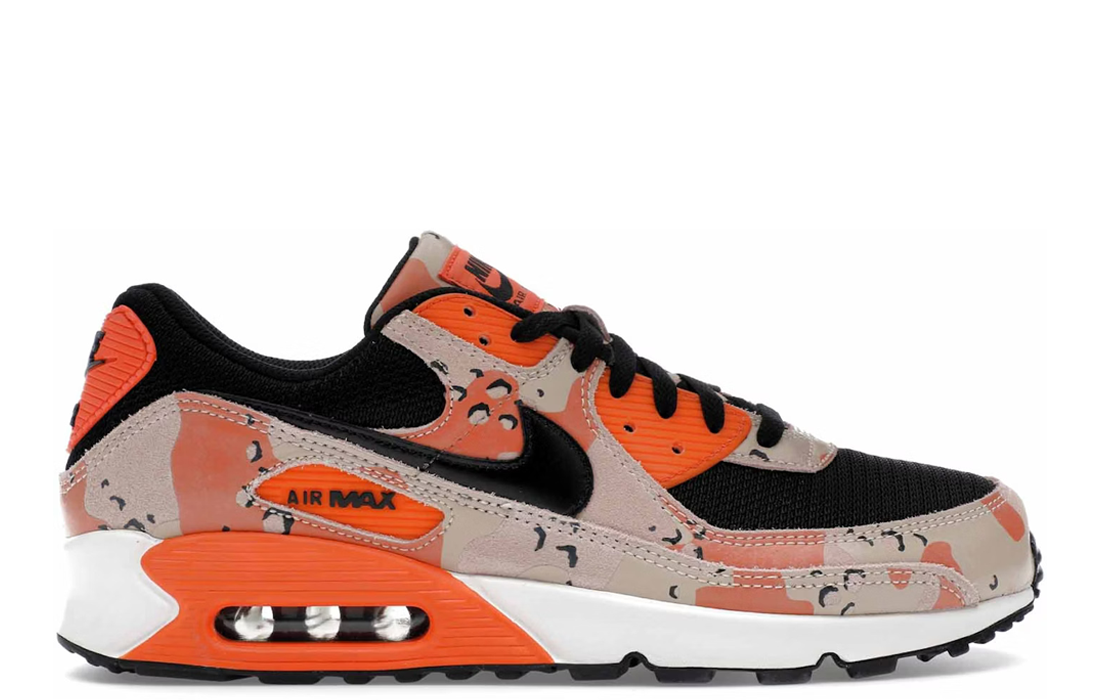 Nike Air Max 90 "Beige Safety Orange Camo"