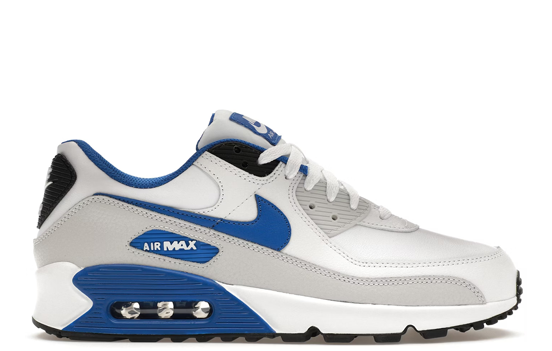 Nike Air Max 90 "White Game Royal Photon Dust"