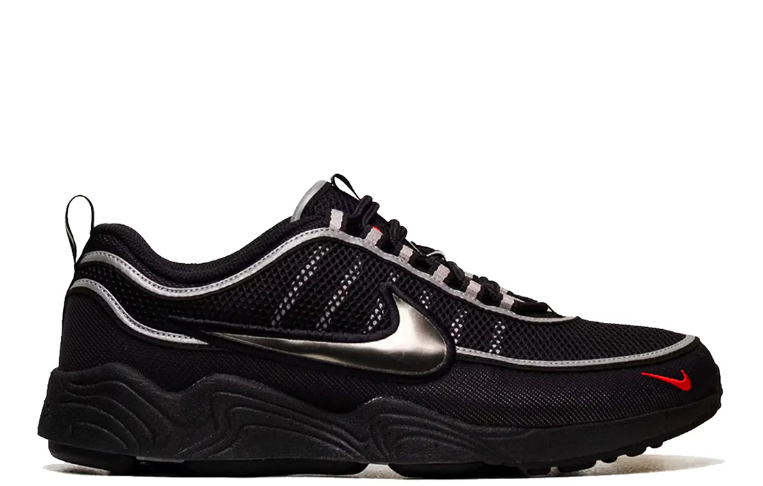 Nike Air Zoom Spiridon "Black Metallic Silver"