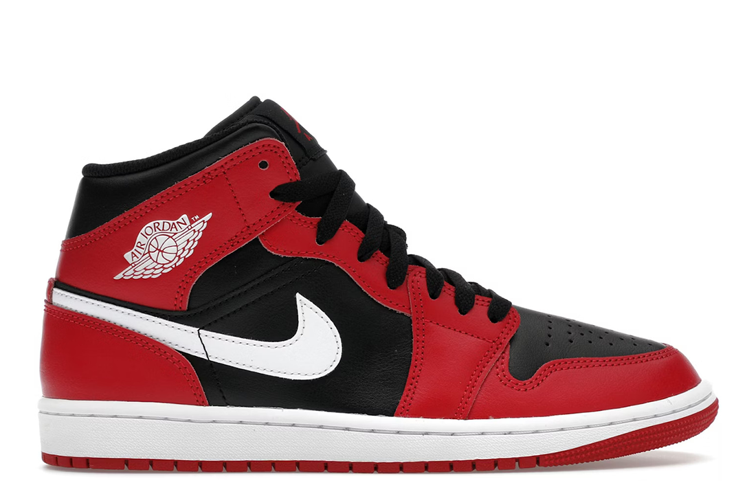 Nike Air Jordan 1 Mid "Black Gym Red"