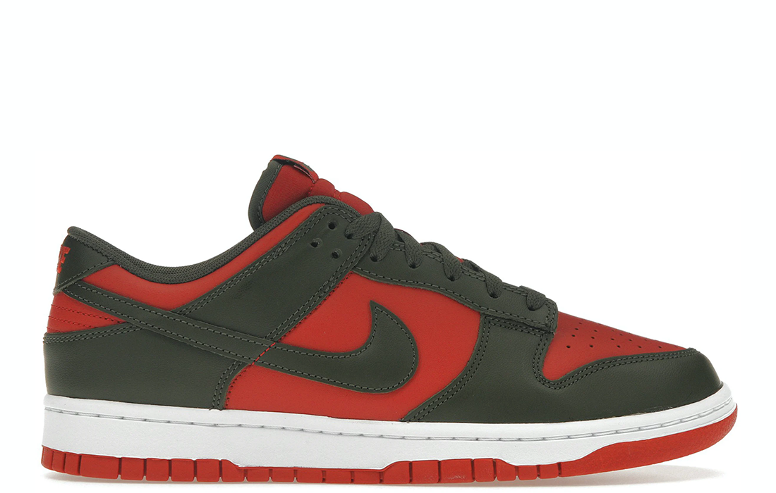 Nike Dunk Low "Mystic Red Cargo Khaki"