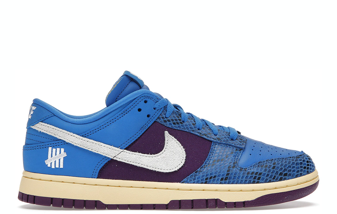 Nike Dunk Low x UNDEFEATED "5 On It - Blue Purple"
