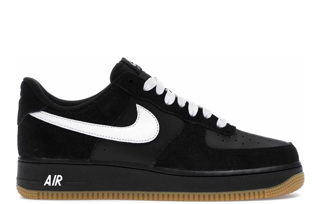 Nike Air Force 1 "Black Gum Light Brown White"